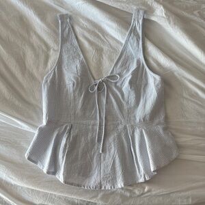 Free People Peplum Blouse